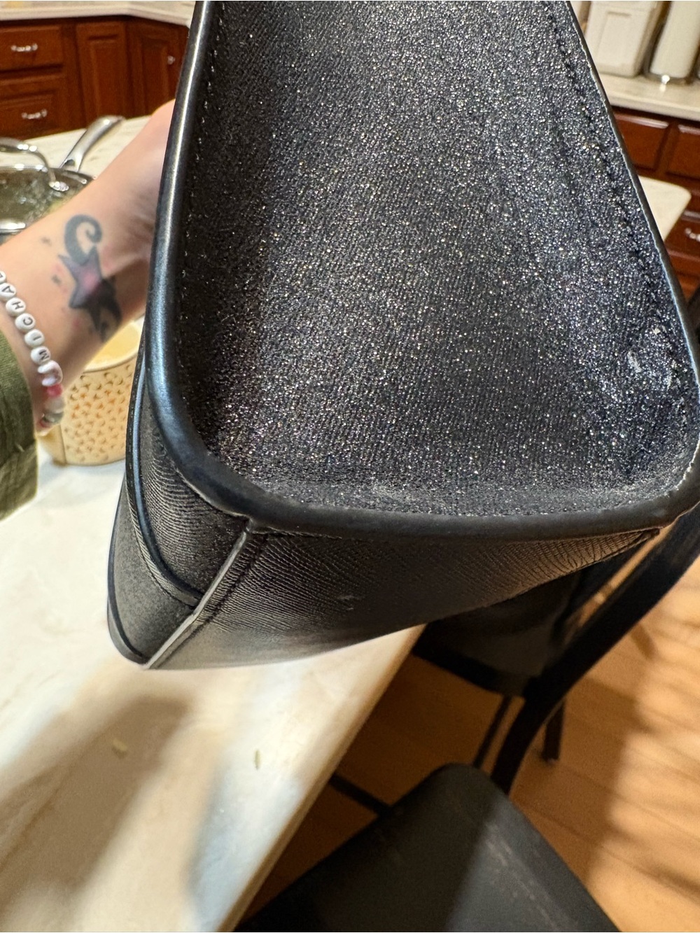 Kate Spade glittery Black Tote Bag - Picture 3 of 10